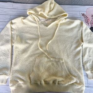 Southern Spirit Butter Yellow Cozy Hooded Sweatshirt, Beach, Summer Hoodie, Camp